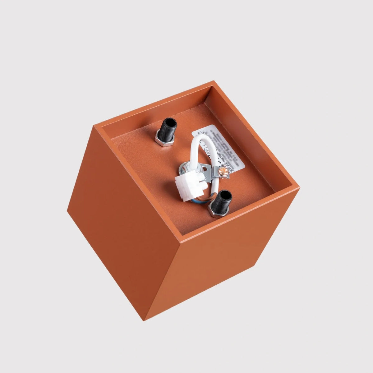 Deckenleuchte "QUAD 1" – Deckenlampen in Rotem Ocker | Dexity Lichtdesign