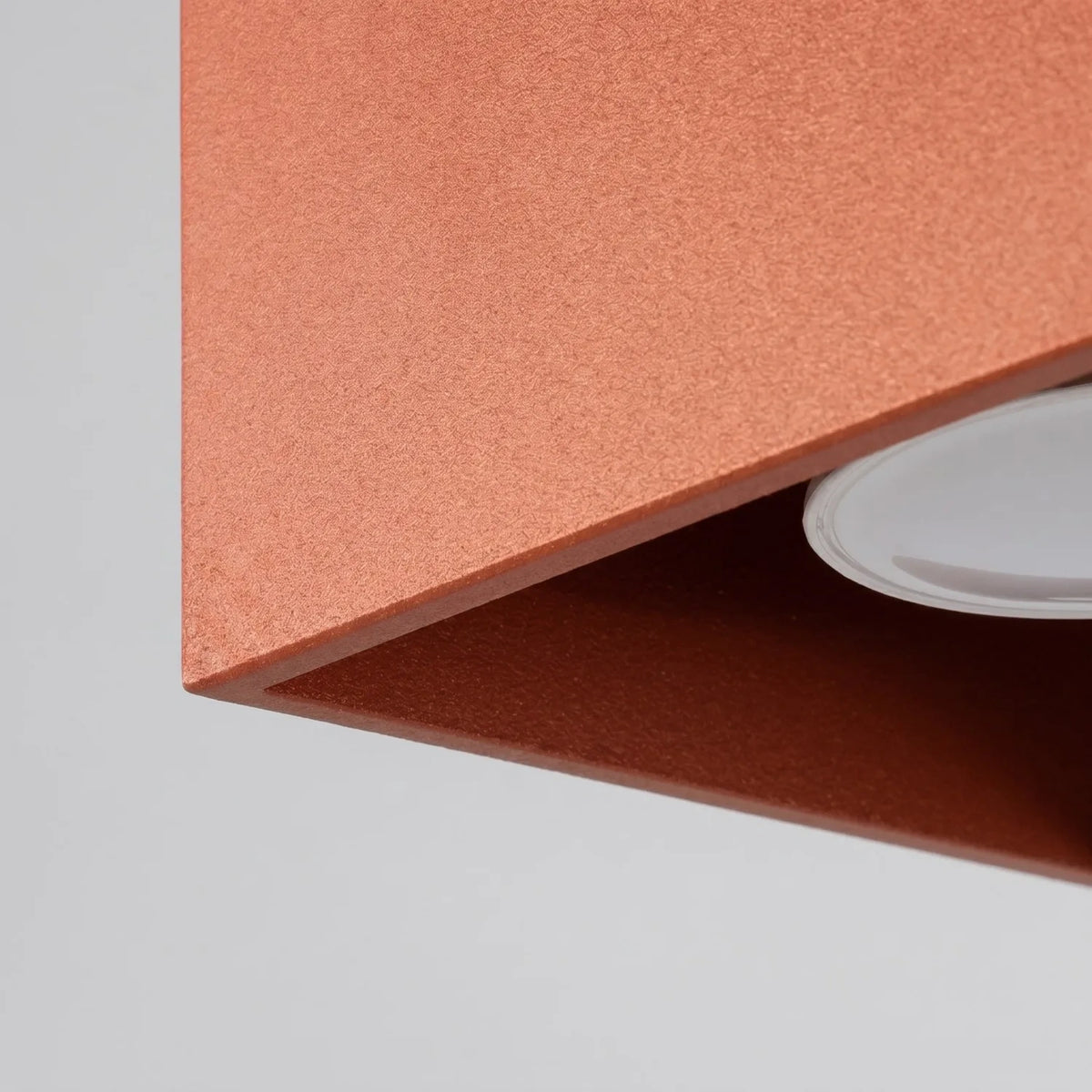 Deckenleuchte "QUAD 1" – Deckenlampen in Rotem Ocker | Dexity Lichtdesign