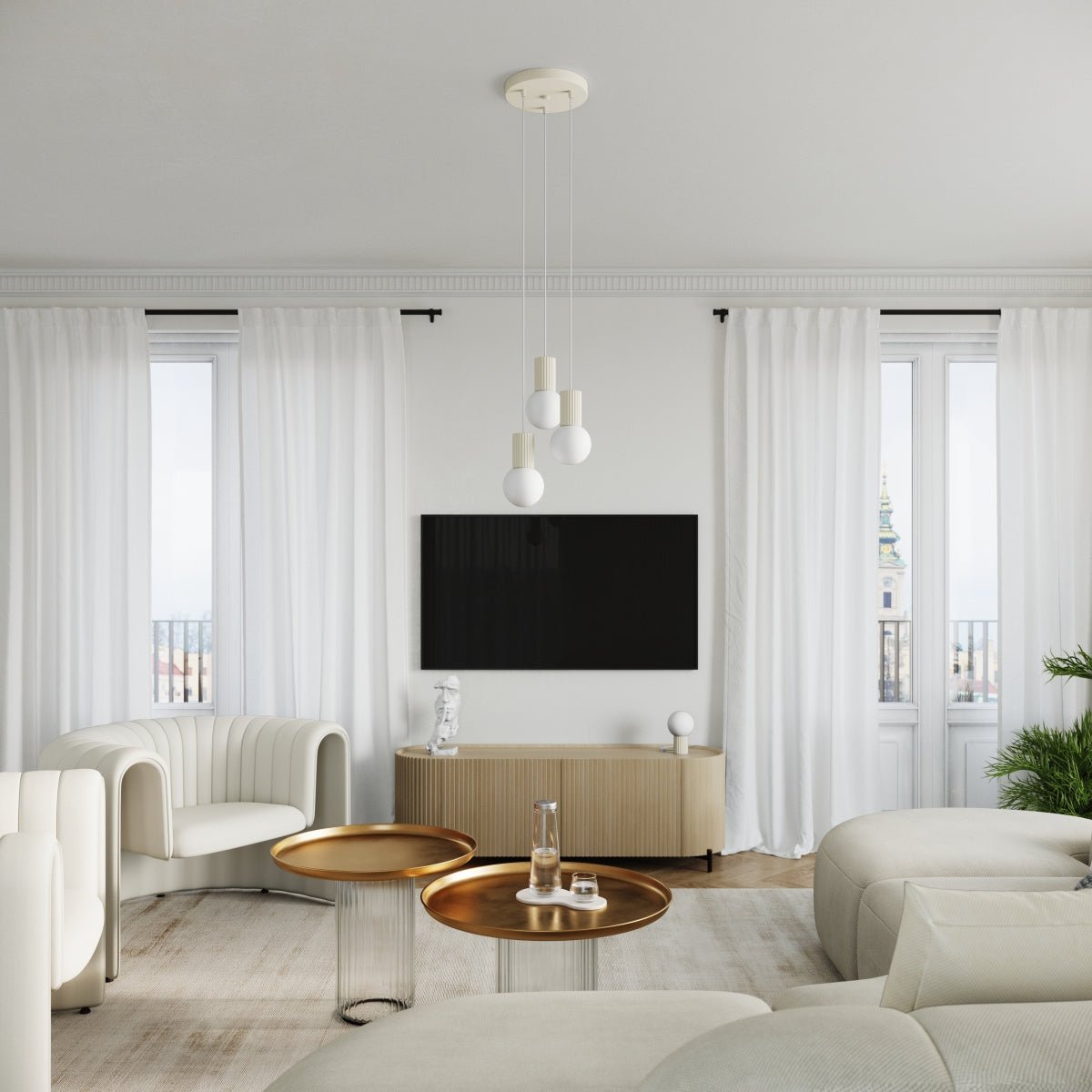 Tischlampe "HALO" – Schreibtischlampen in Beige | Dexity Lichtdesign