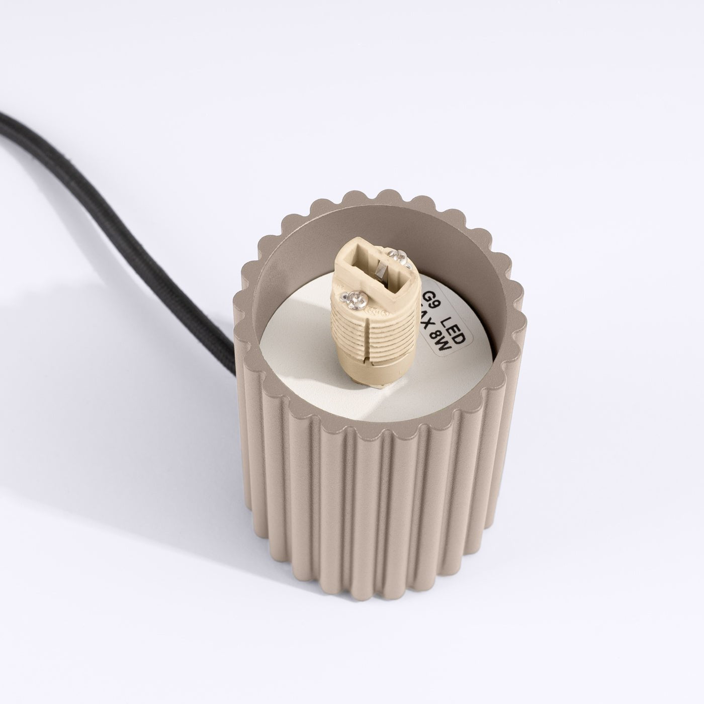 Tischlampe "HALO" – Schreibtischlampen in Taupe | Dexity Lichtdesign