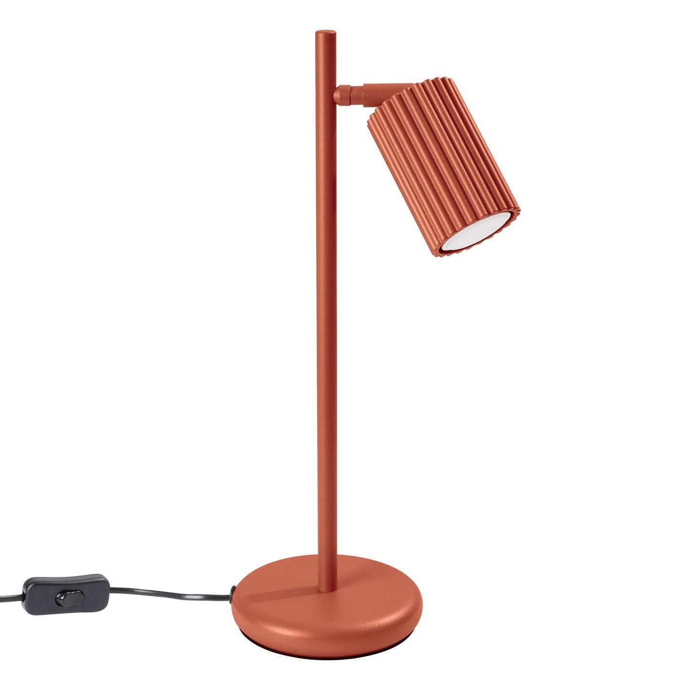 Tischlampe "KARBON" – Schreibtischlampen in Roter Ocker | Dexity Lichtdesign