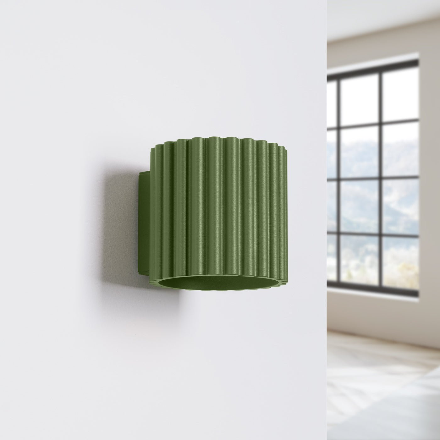 Wandleuchte "AURA" – Wandlampen in Olivgrün | Dexity Lichtdesign