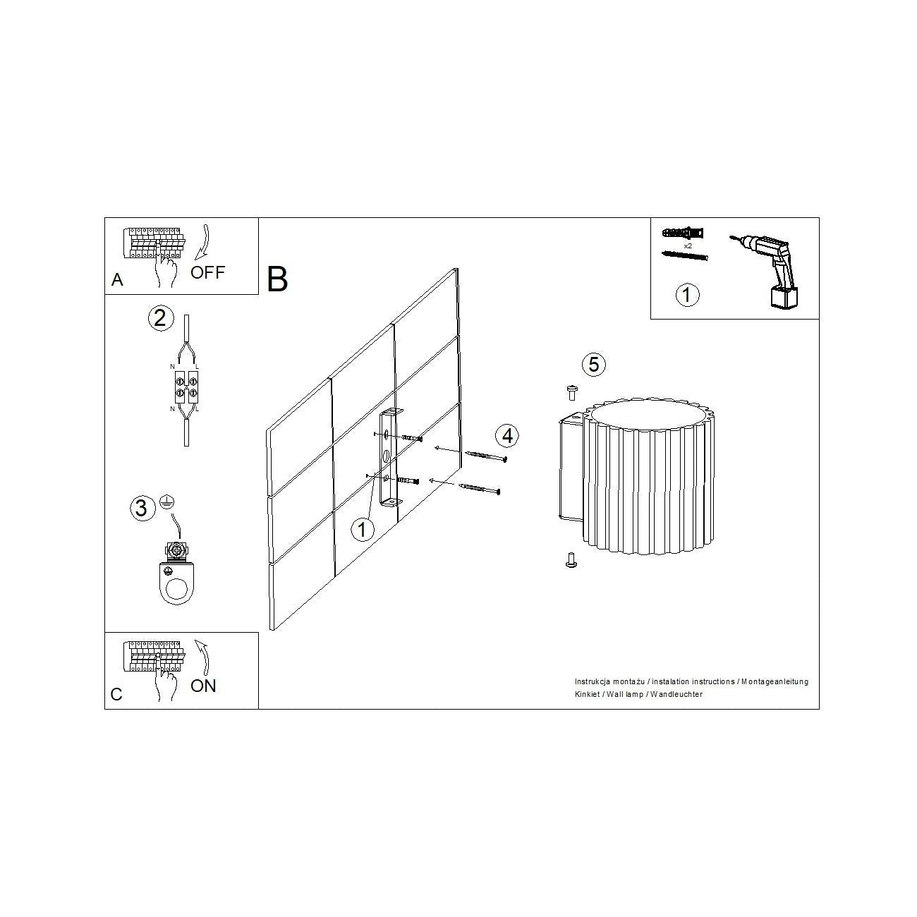 Wandleuchte "AURA" – Wandlampen in Roter Ocker | Dexity Lichtdesign