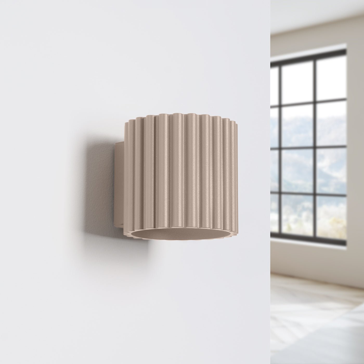 Wandleuchte "AURA" – Wandlampen in Taupe | Dexity Lichtdesign