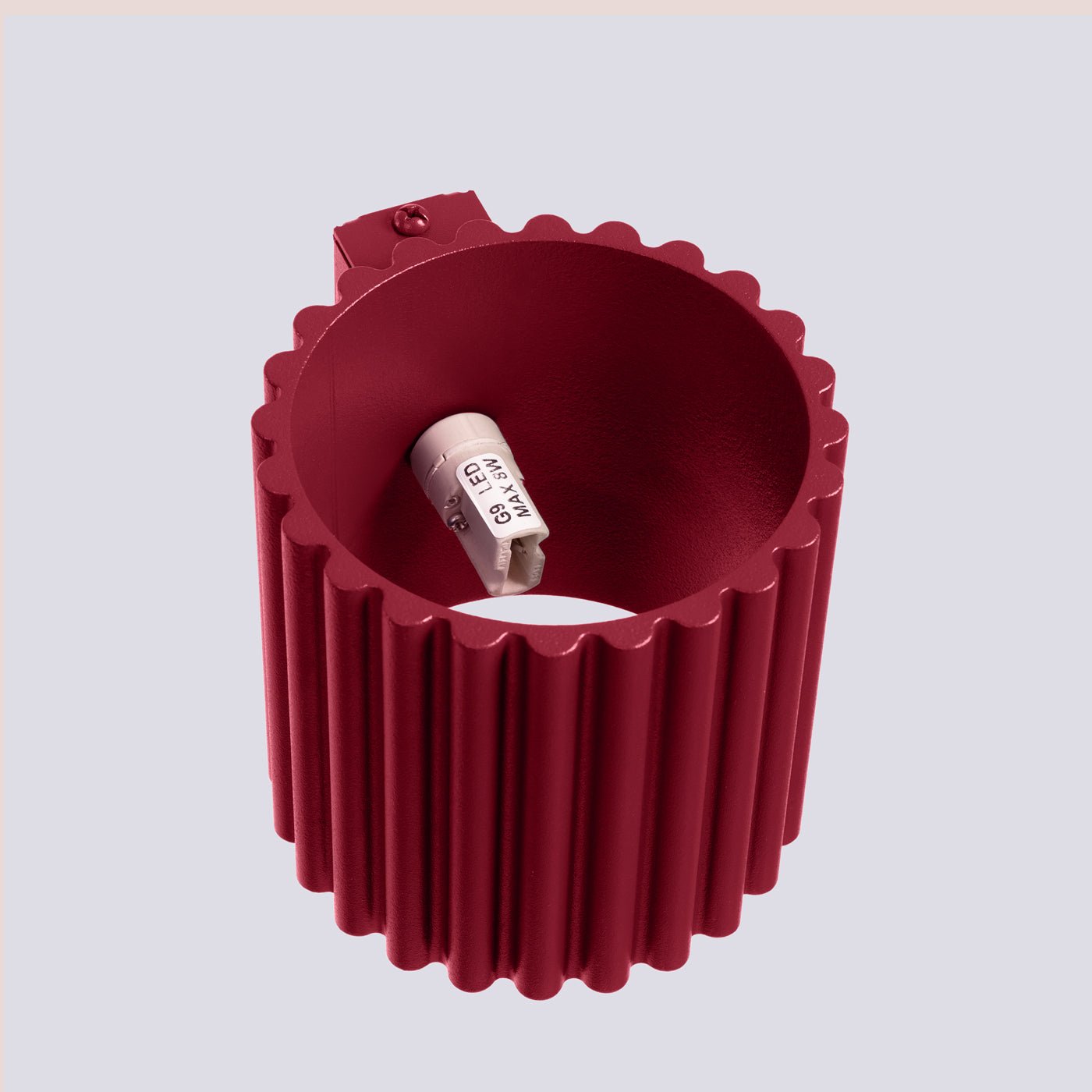 Wandleuchte "AURA" – Wandlampen in Burgunderrot | Dexity Lichtdesign