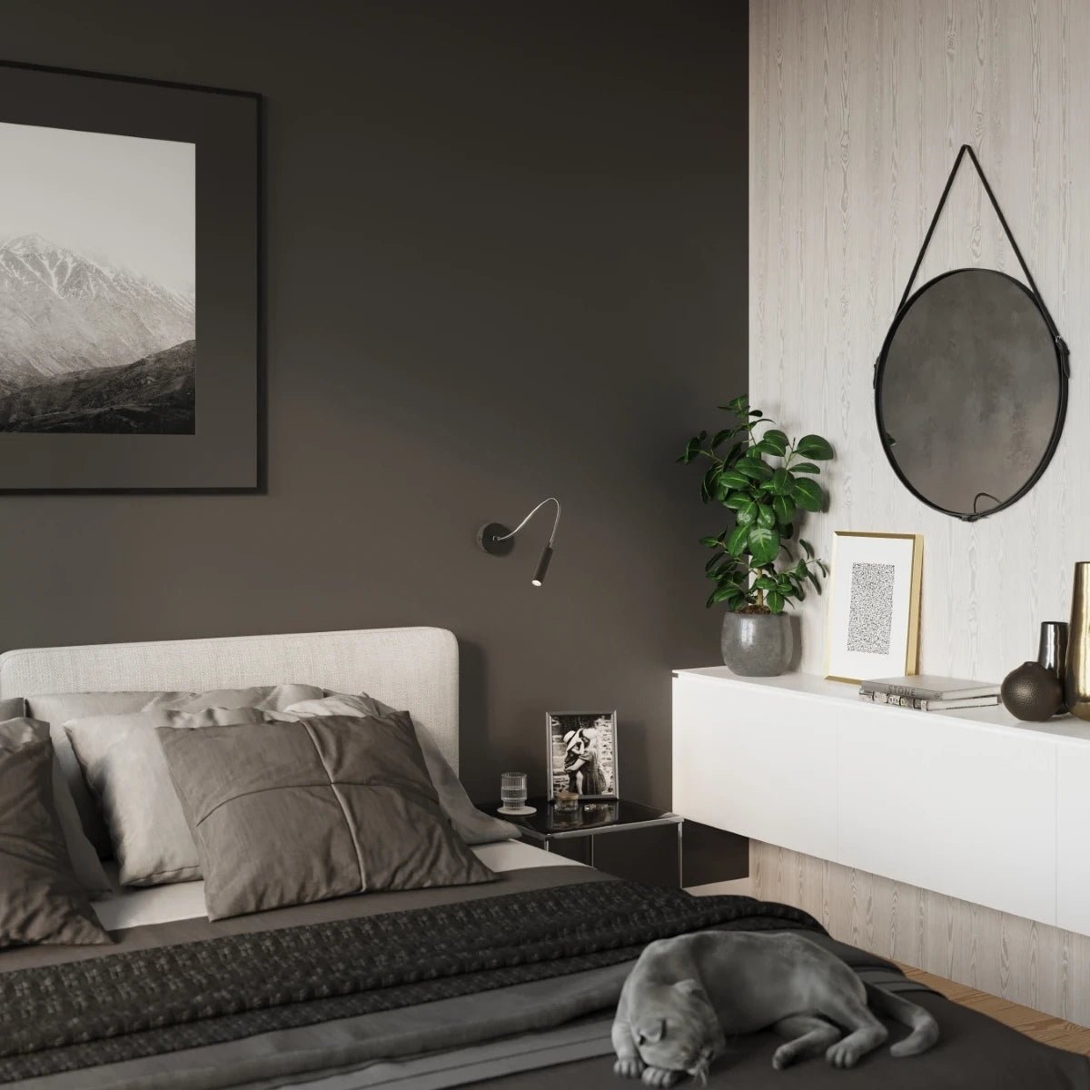 Wandleuchte "AXIL" – Wandlampen in Schwarz | Dexity Lichtdesign