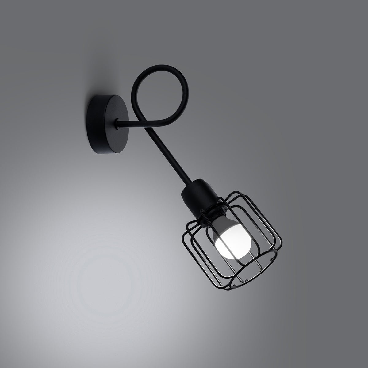 Wandleuchte "BELUCI 1S" – Wandlampen in Schwarz | Dexity Lichtdesign
