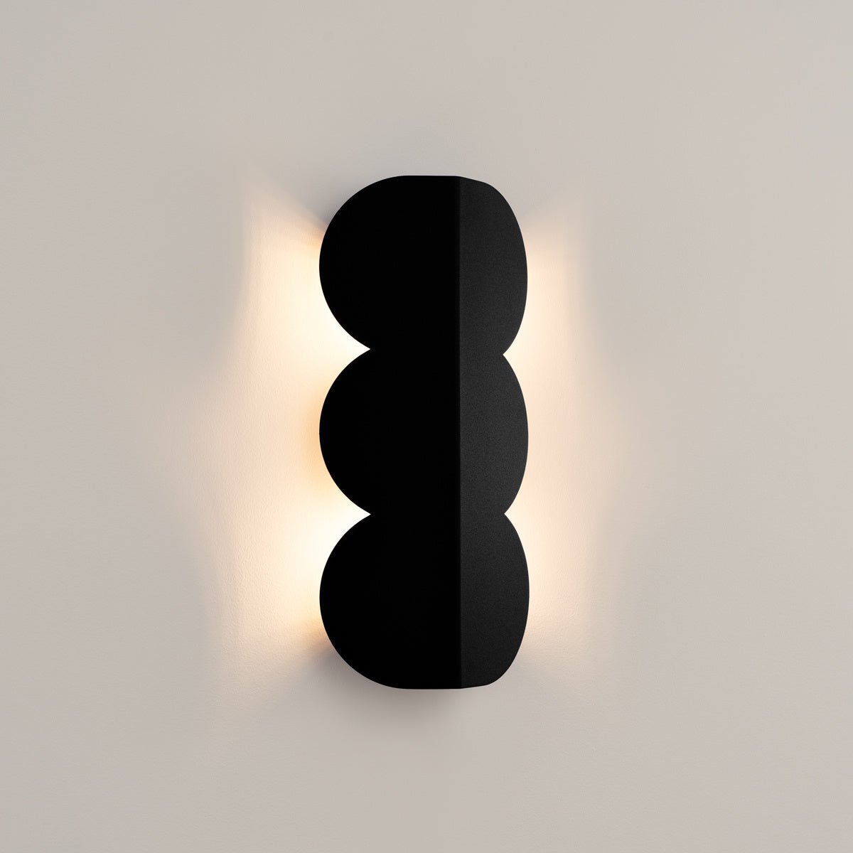 Wandleuchte "BISCUIT" – Wandleuchte in Schwarz | Dexity Lichtdesign