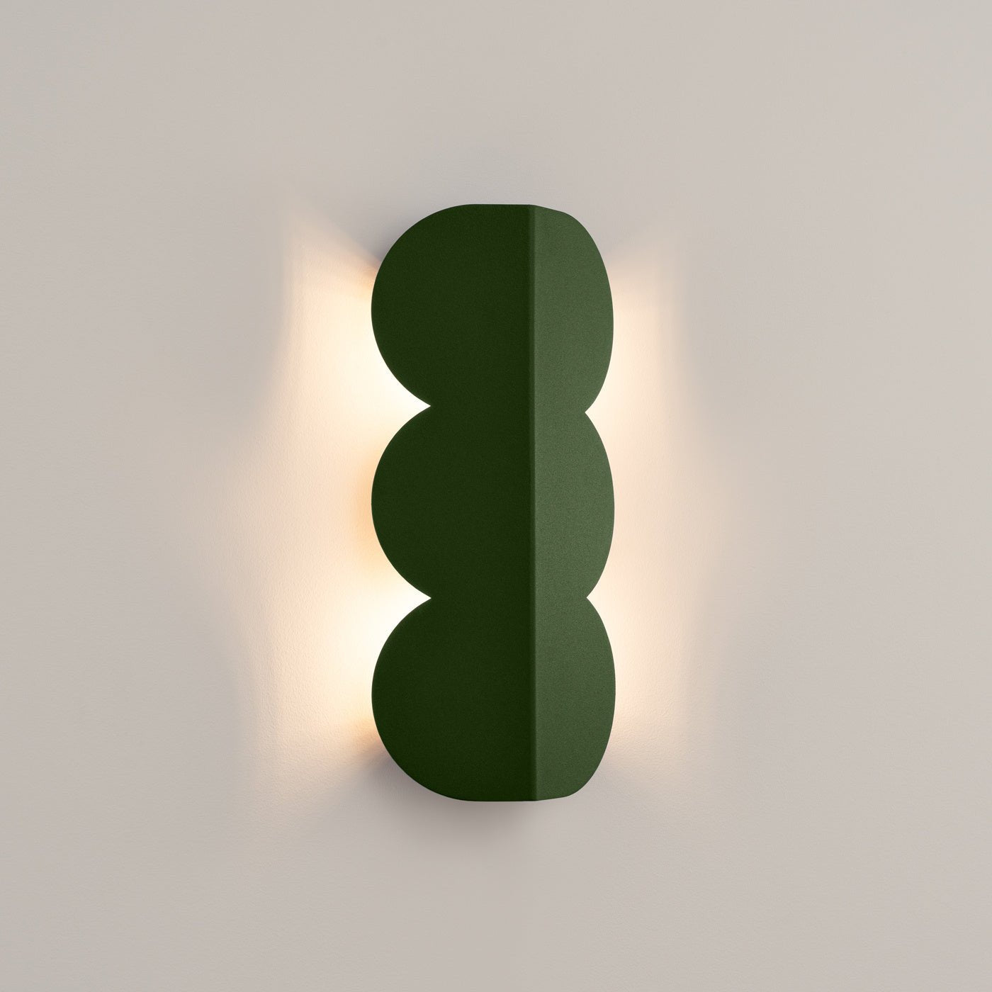 Wandleuchte "BISCUIT" – Wandleuchte in Olivgrün | Dexity Lichtdesign