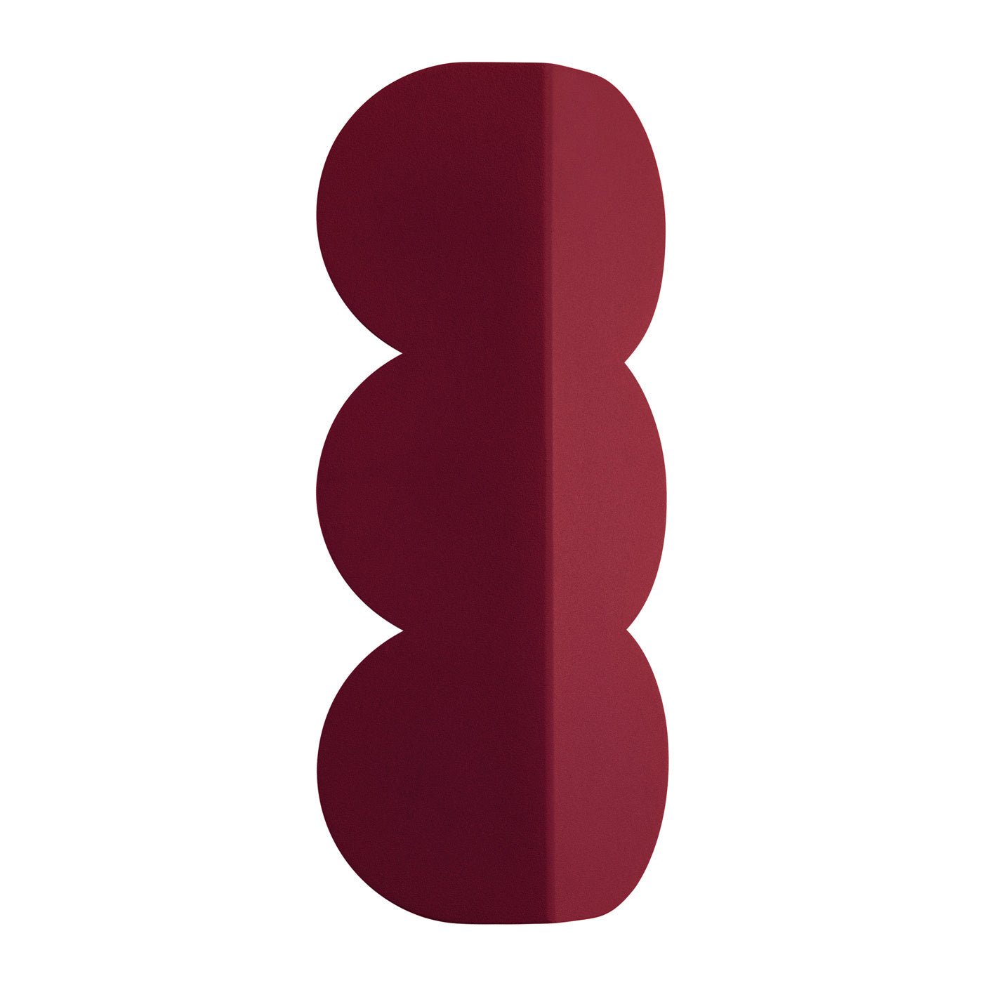 Wandleuchte "BISCUIT" – Wandleuchte in Burgunderrot | Dexity Lichtdesign