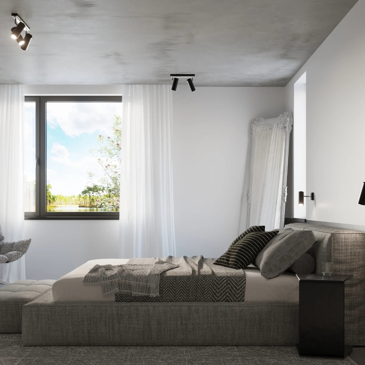 Wandleuchte "DIREZIONE" – Wandlampen in Schwarz | Dexity Lichtdesign