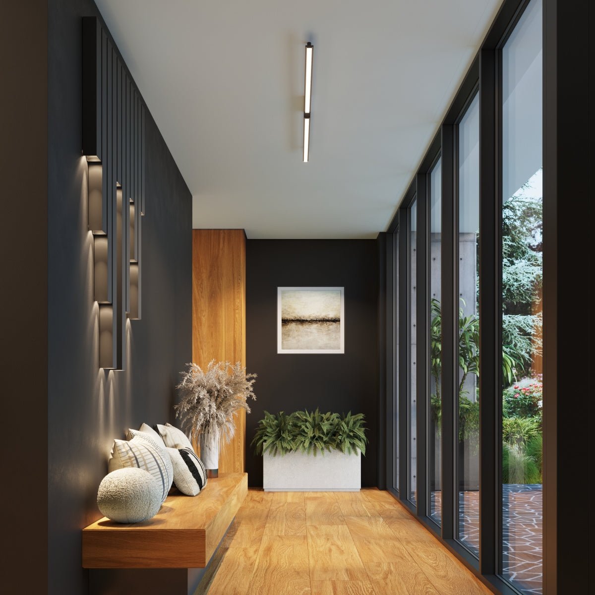 Wandleuchte "FREYA 120" – Wandleuchte in Schwarz | Dexity Lichtdesign