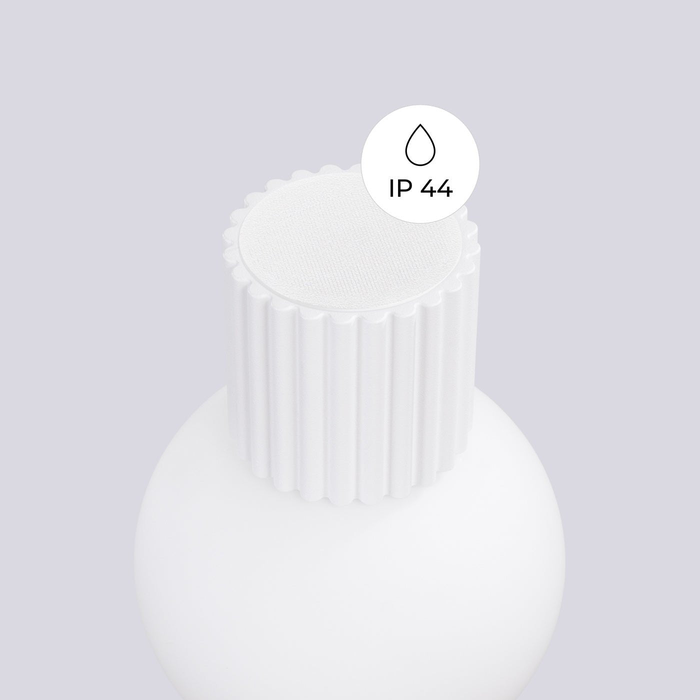 Wandleuchte "HALO" (IP44) – Wandleuchte in Weiß | Dexity Lichtdesign