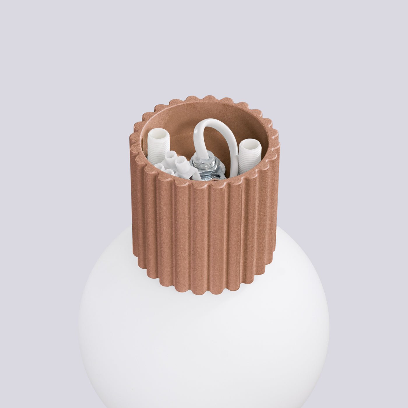 Wandleuchte "HALO" (IP44) – Wandleuchte in Mokka | Dexity Lichtdesign