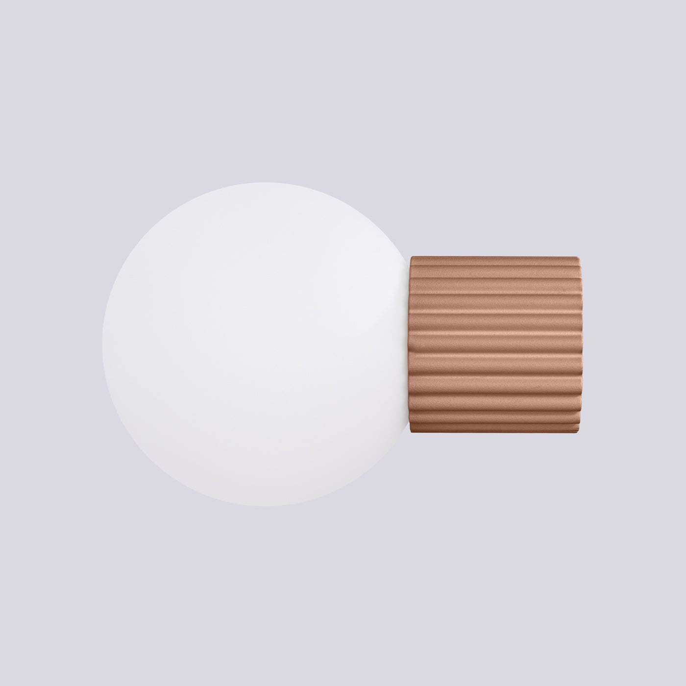 Wandleuchte "HALO" (IP44) – Wandleuchte in Mokka | Dexity Lichtdesign