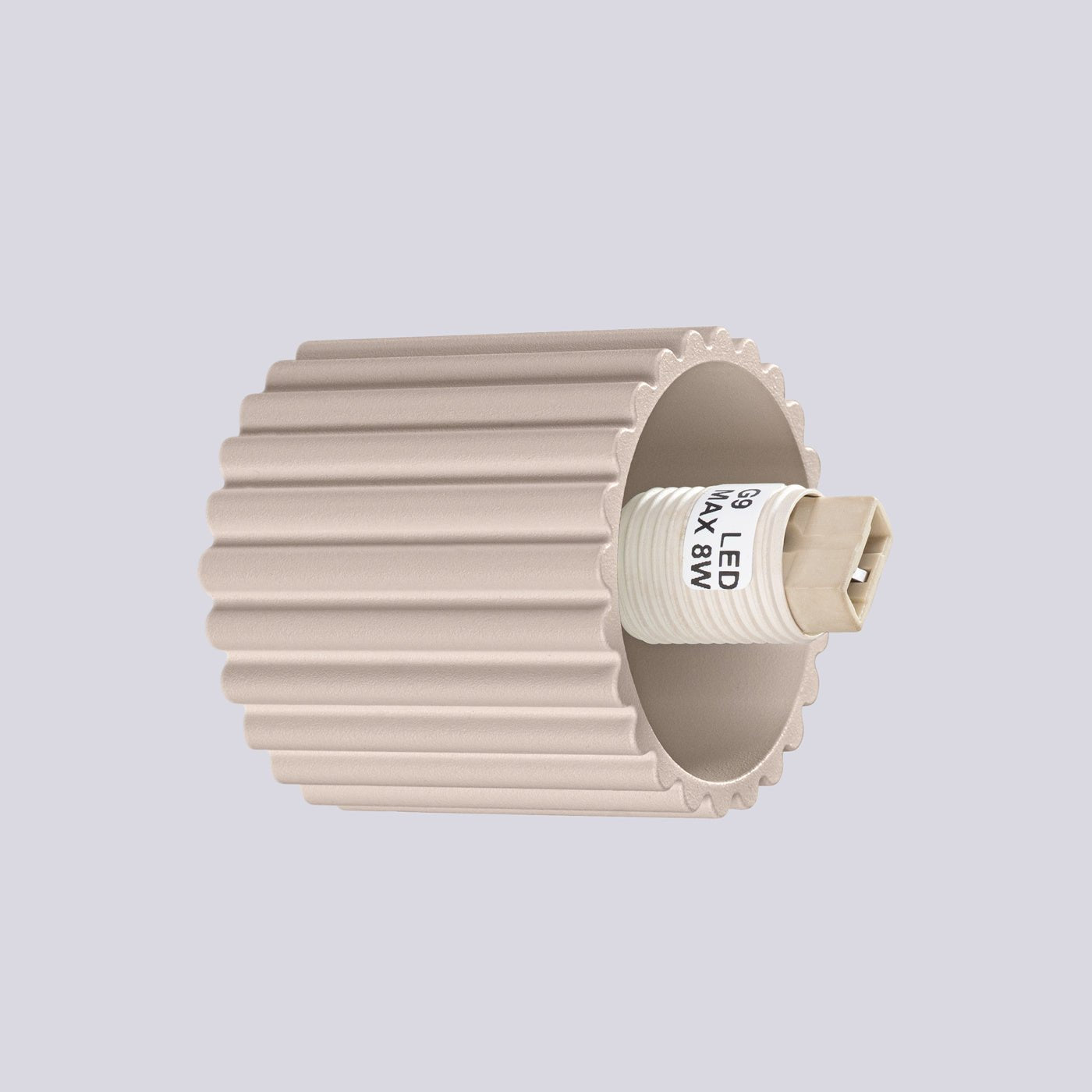 Wandleuchte "HALO" (IP44) – Wandleuchte in Taupe | Dexity Lichtdesign