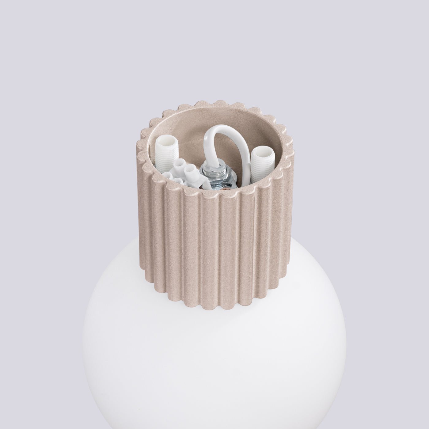 Wandleuchte "HALO" (IP44) – Wandleuchte in Taupe | Dexity Lichtdesign