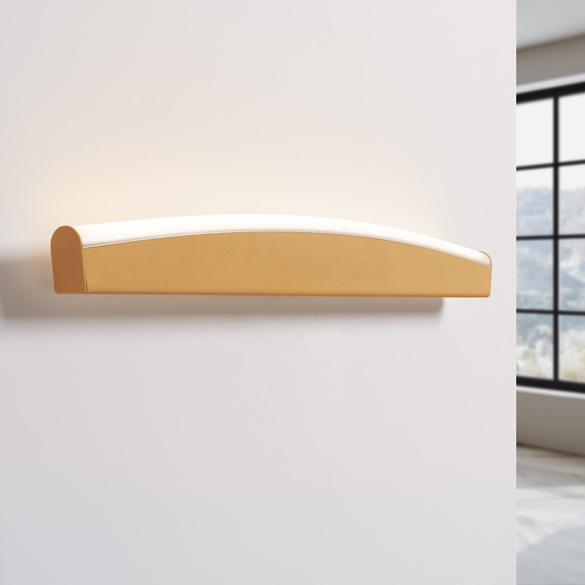 Wandleuchte "JORUN" 3000K – Wandleuchte in Golden | Dexity Lichtdesign