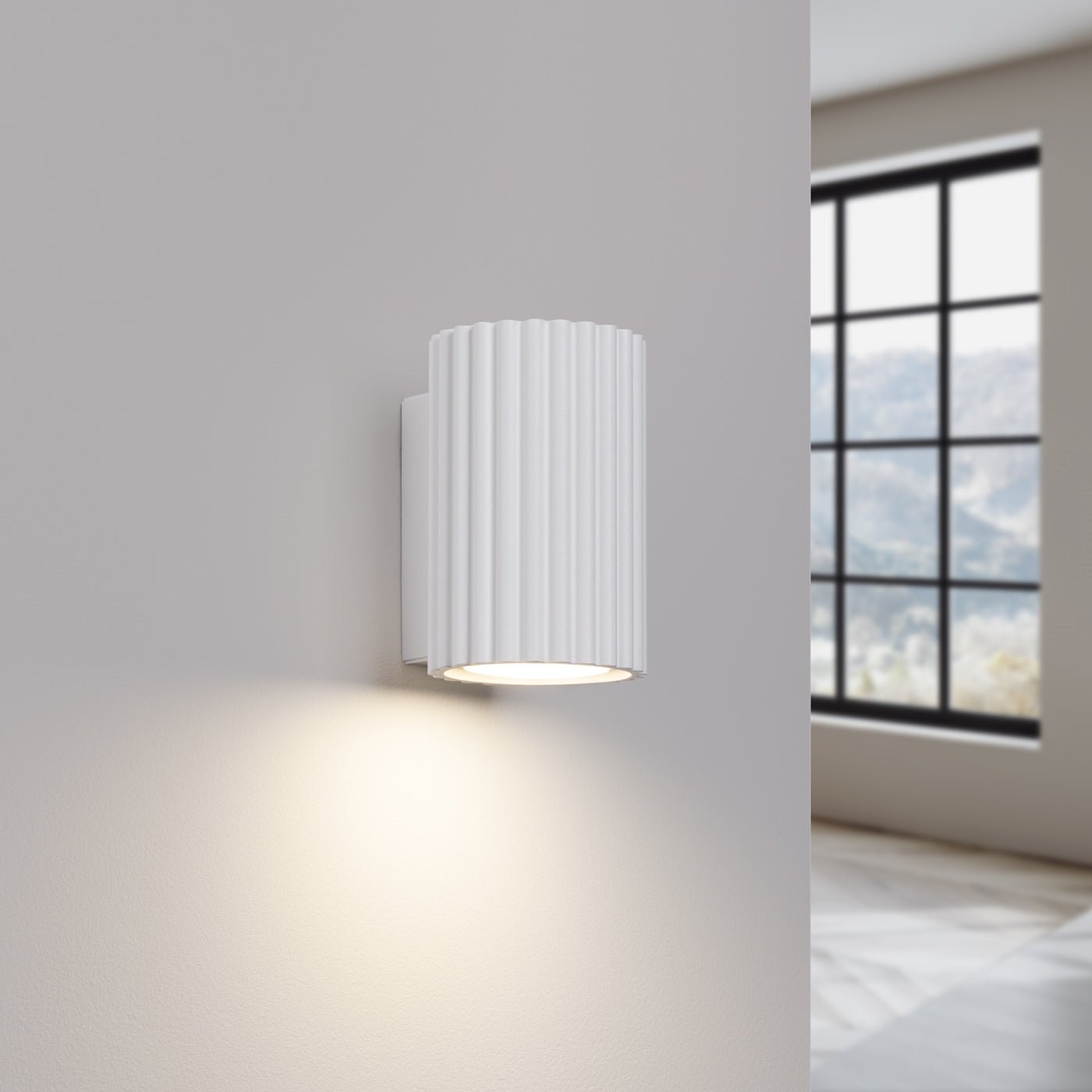 Wandleuchte "KARBON 10" – Wandleuchte in Weiß | Dexity Lichtdesign
