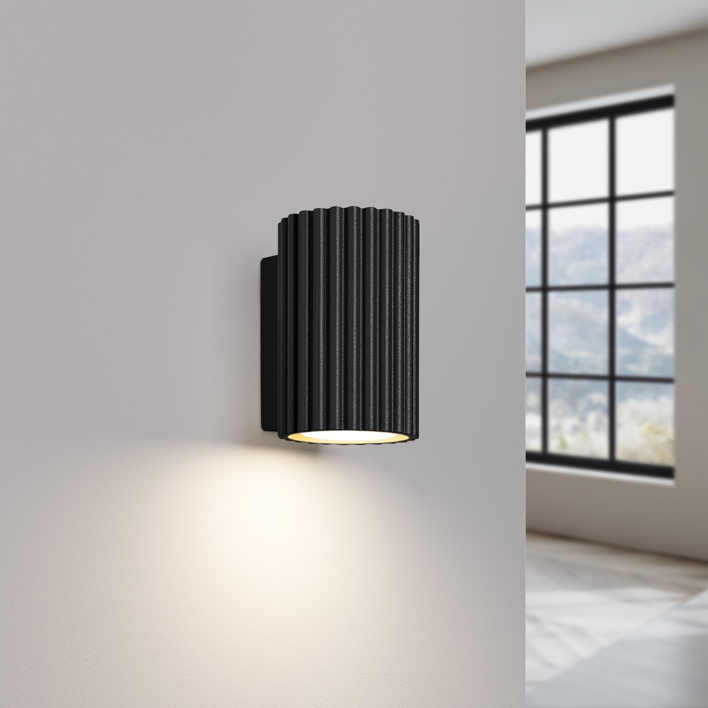 Wandleuchte "KARBON 10" – Wandleuchte in Schwarz | Dexity Lichtdesign