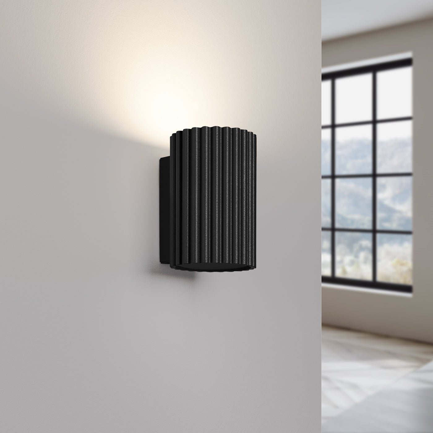 Wandleuchte "KARBON 10" – Wandleuchte in Schwarz | Dexity Lichtdesign