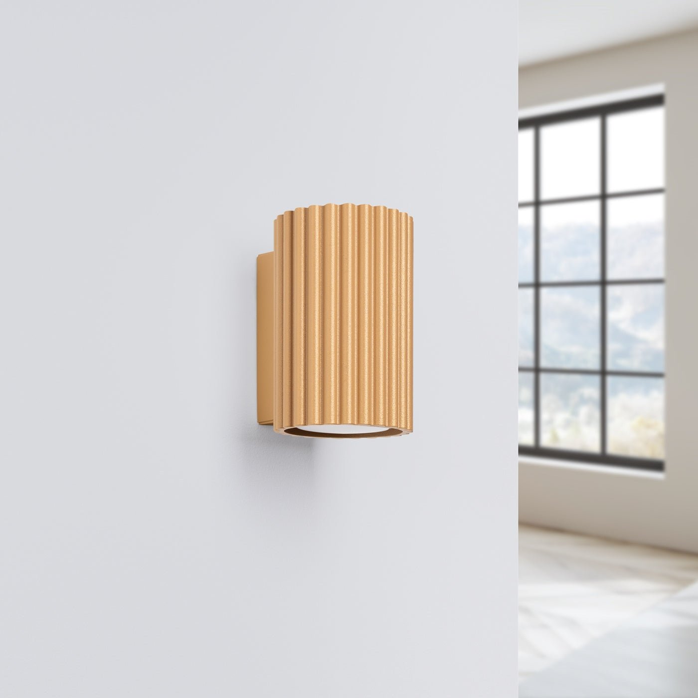 Wandleuchte "KARBON 10" – Wandleuchte in Golden | Dexity Lichtdesign