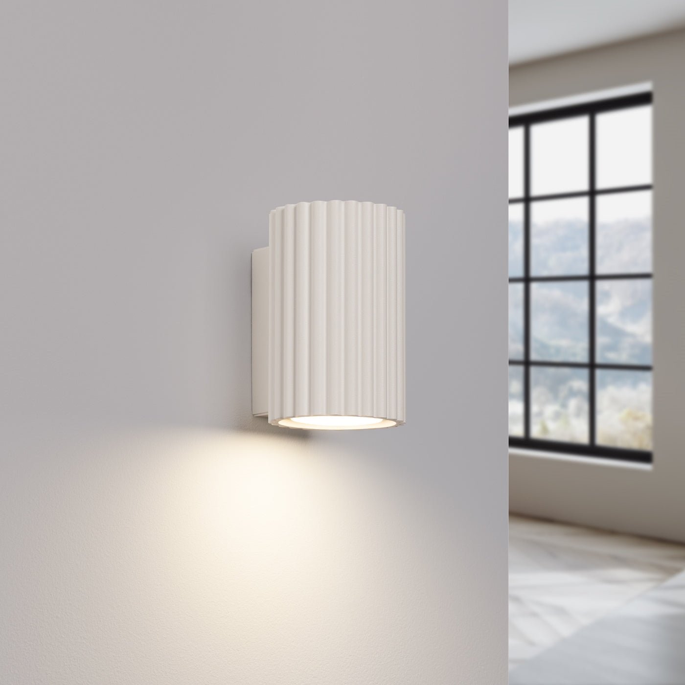 Wandleuchte "KARBON 10" – Wandleuchte in Beige | Dexity Lichtdesign