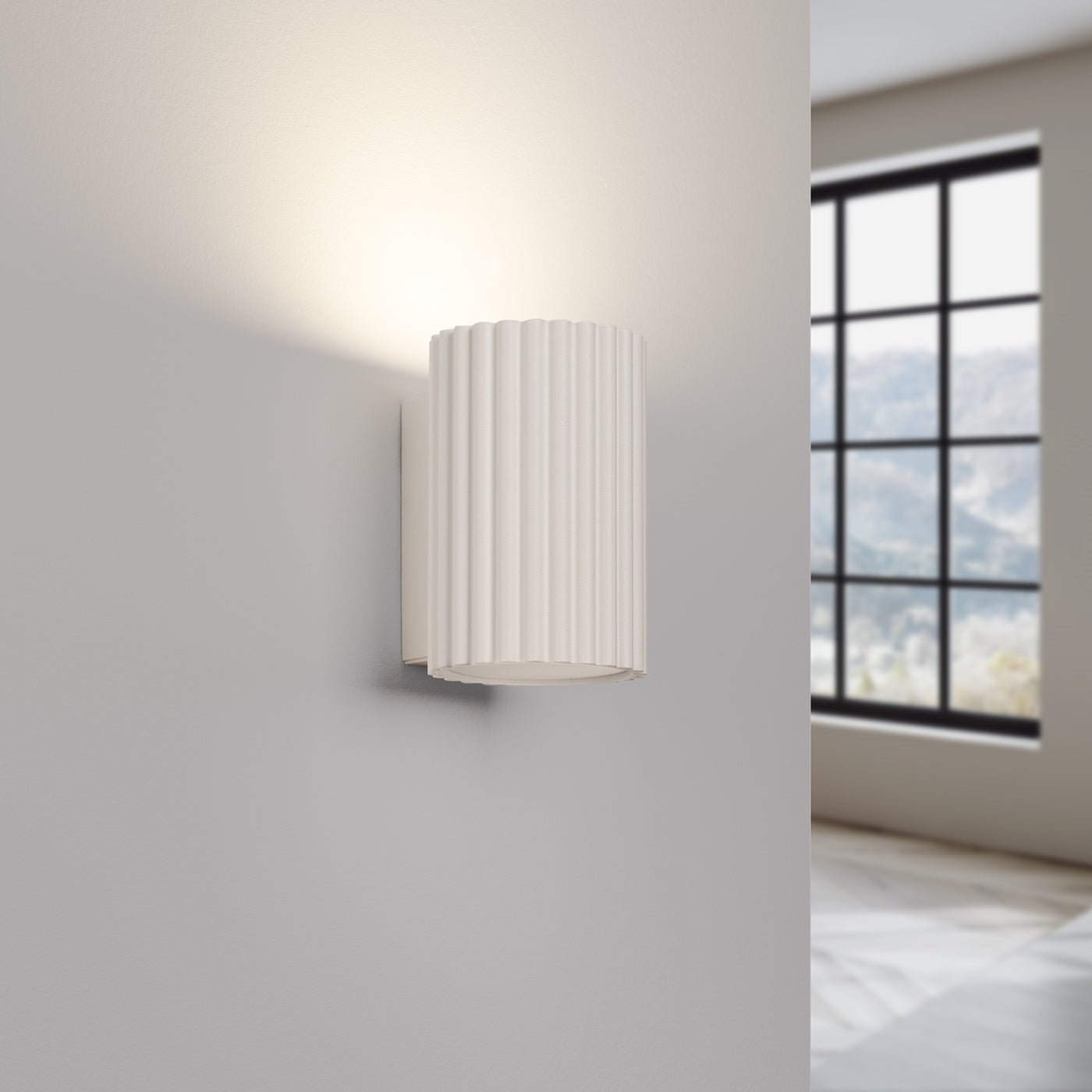 Wandleuchte "KARBON 10" – Wandleuchte in Beige | Dexity Lichtdesign
