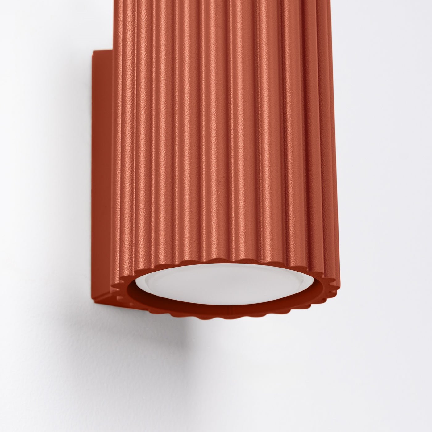 Wandleuchte "KARBON 10" – Wandleuchte in Roter Ocker | Dexity Lichtdesign