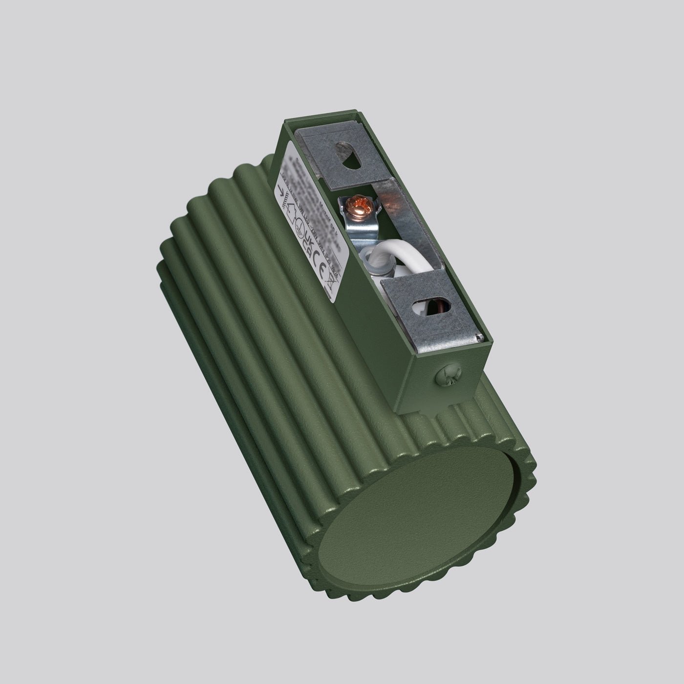 Wandleuchte "KARBON 10" – Wandleuchte in Olivgrün | Dexity Lichtdesign