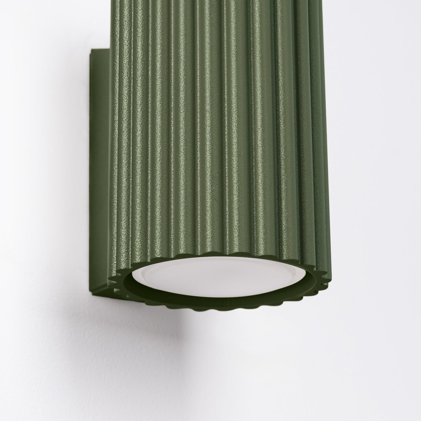 Wandleuchte "KARBON 10" – Wandleuchte in Olivgrün | Dexity Lichtdesign
