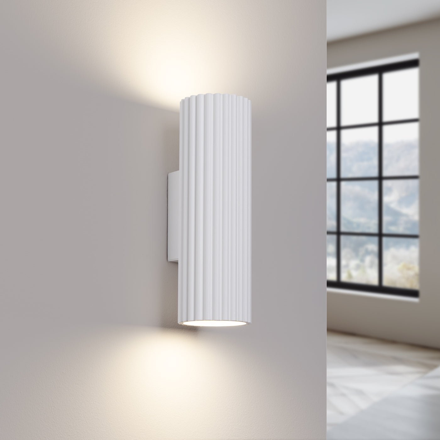Wandleuchte "KARBON 20" – Wandleuchte in Weiß | Dexity Lichtdesign