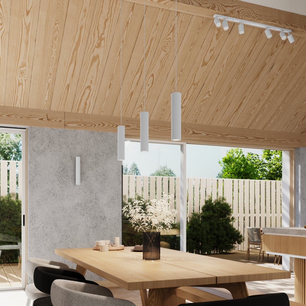 Wandleuchte "KARBON 20" – Wandleuchte in Weiß | Dexity Lichtdesign