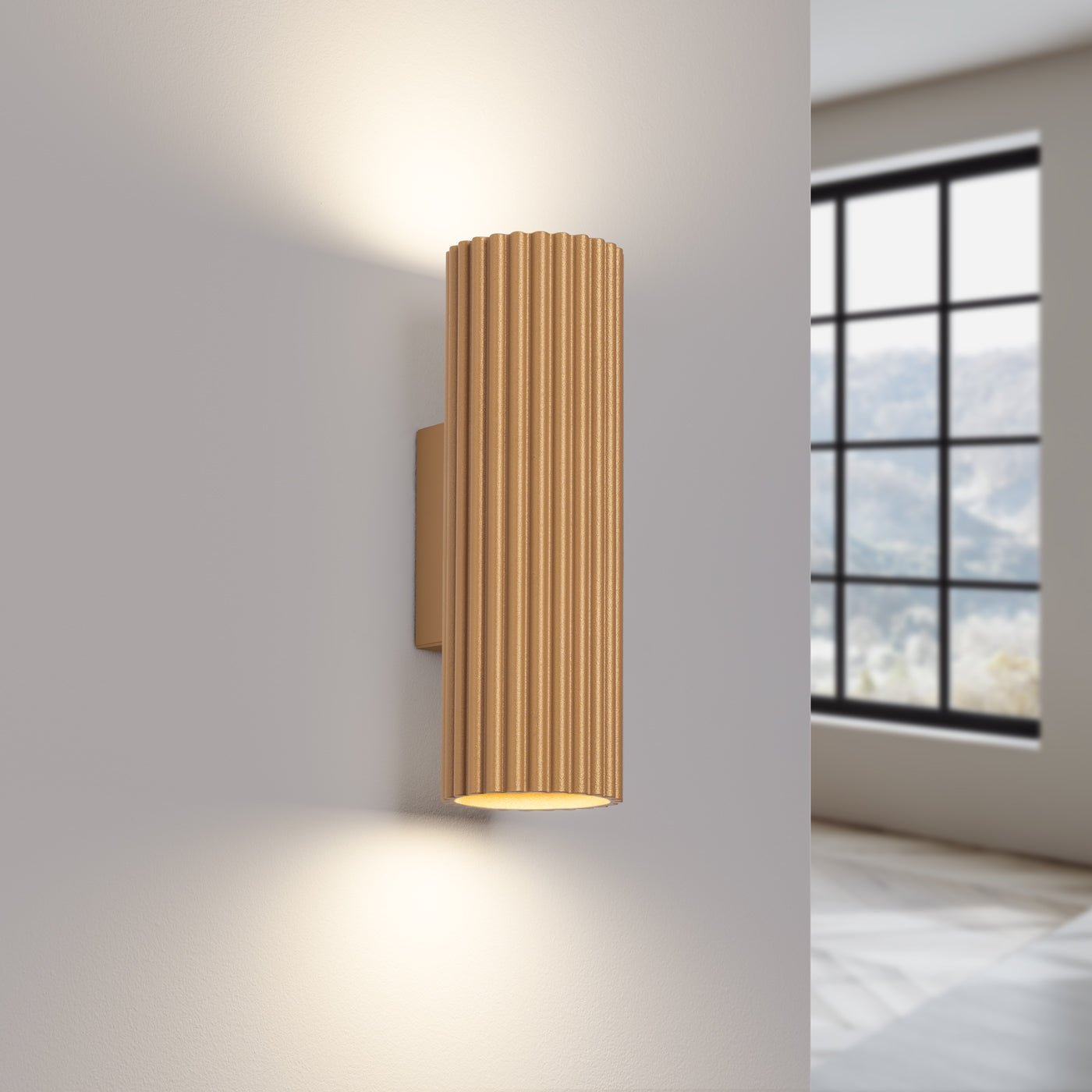 Wandleuchte "KARBON 20" – Wandleuchte in Golden | Dexity Lichtdesign