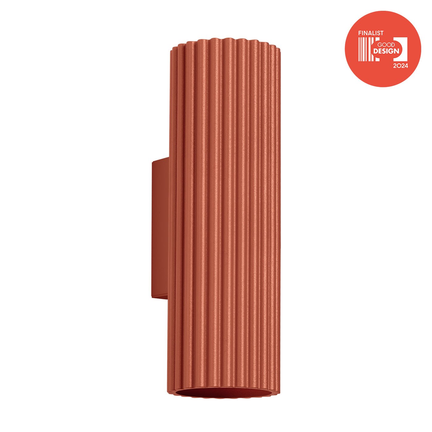 Wandleuchte "KARBON 20" – Wandleuchte in Roter Ocker | Dexity Lichtdesign