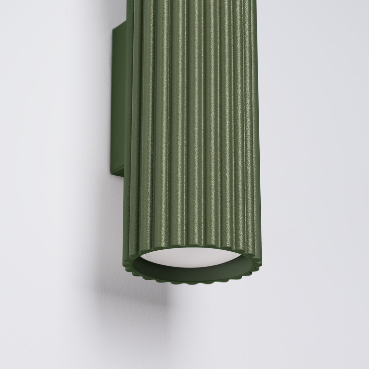 Wandleuchte "KARBON 20" – Wandleuchte in Olivgrün | Dexity Lichtdesign