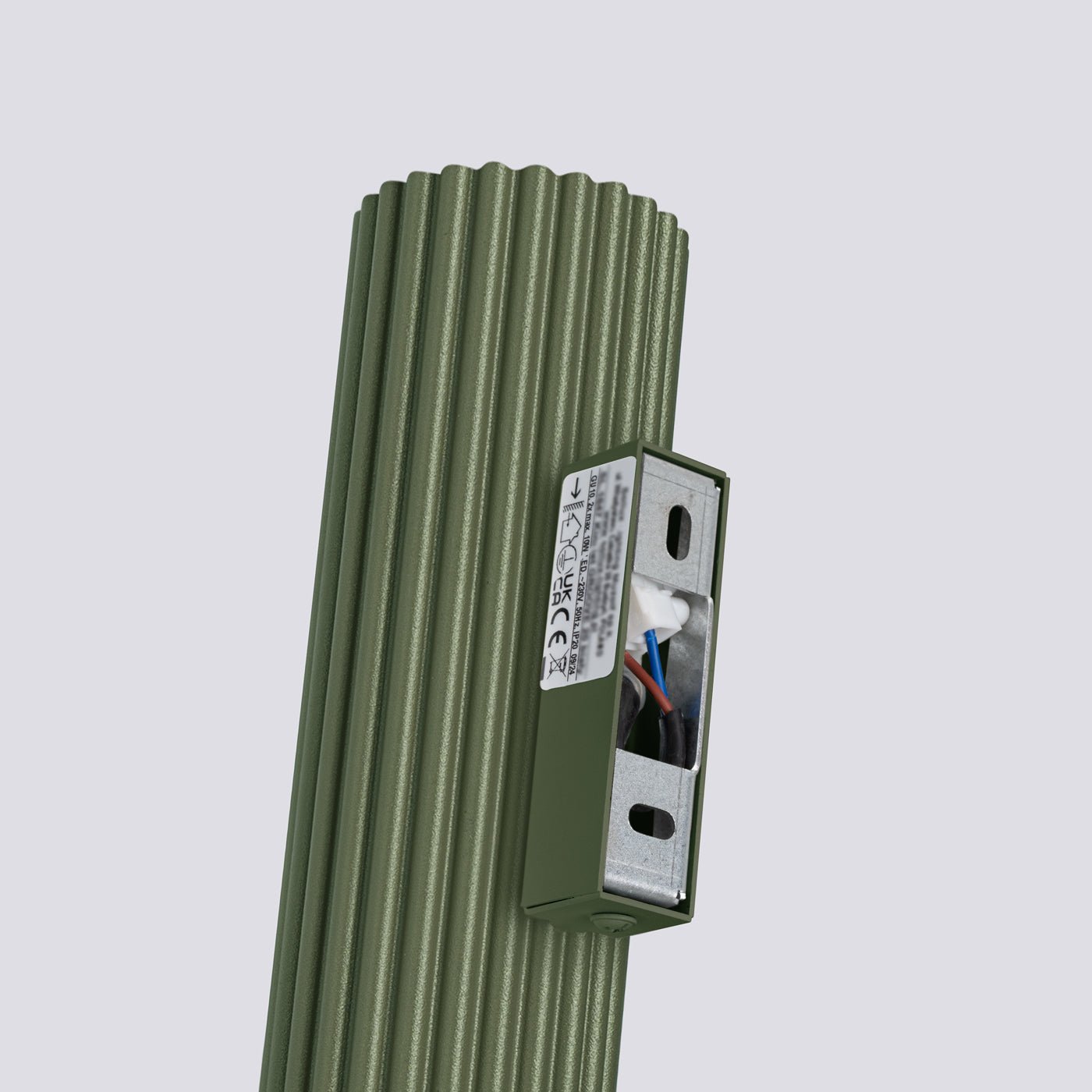 Wandleuchte "KARBON 20" – Wandleuchte in Olivgrün | Dexity Lichtdesign