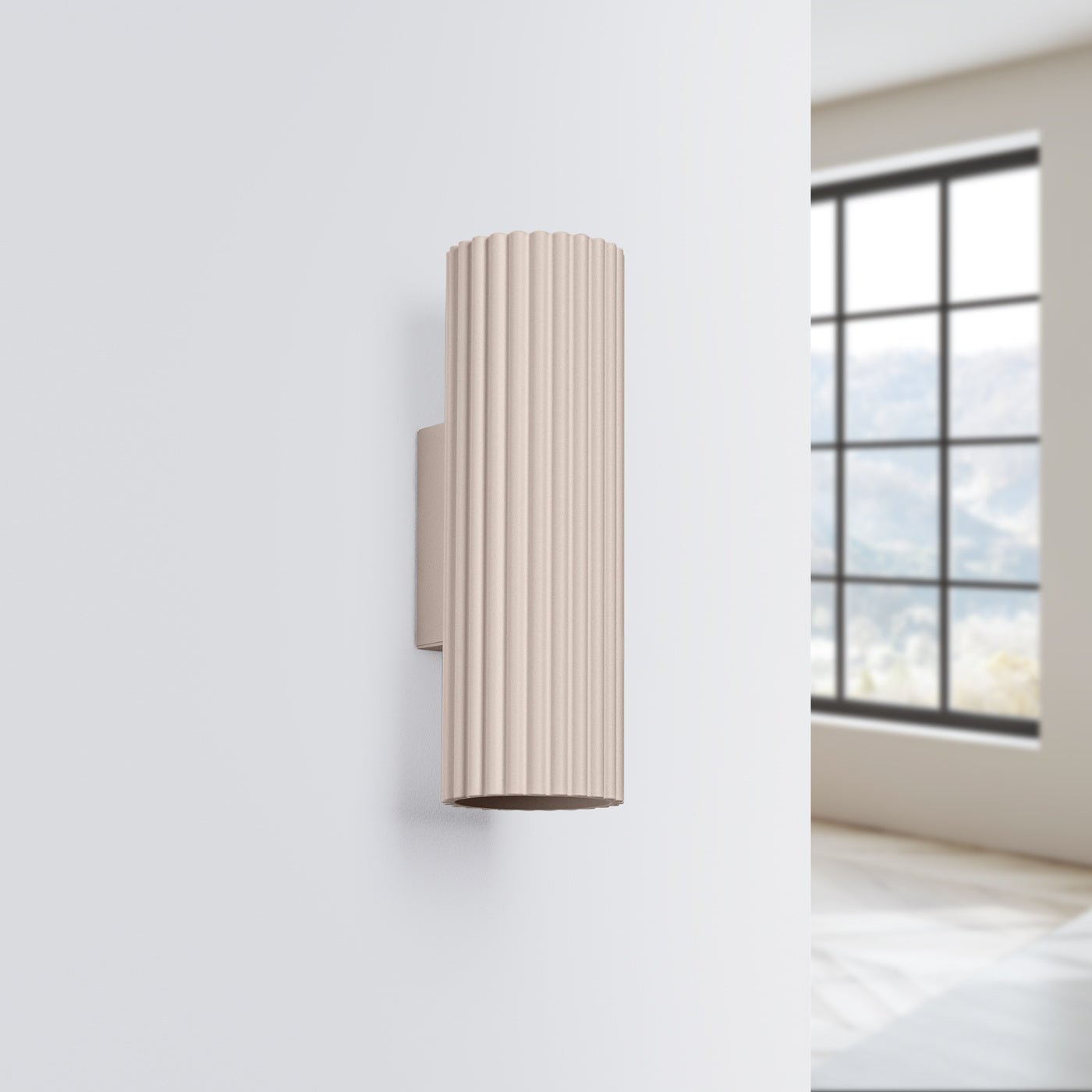 Wandleuchte "KARBON 20" – Wandleuchte in Taupe | Dexity Lichtdesign