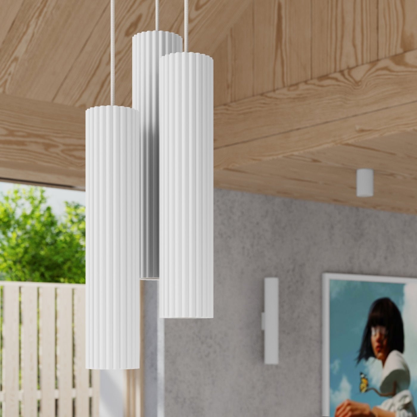 Wandleuchte "KARBON 30" – Wandleuchte in Weiß | Dexity Lichtdesign