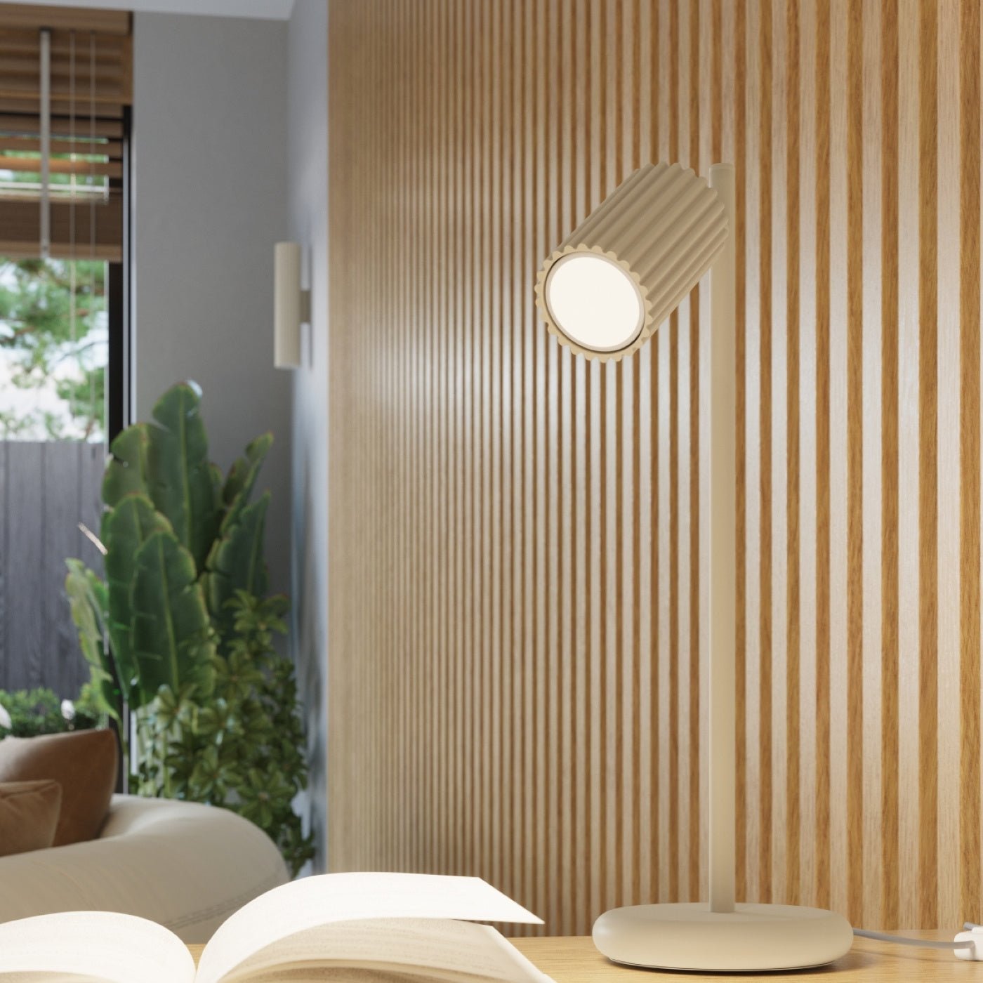 Wandleuchte "KARBON 30" – Wandleuchte in Beige | Dexity Lichtdesign