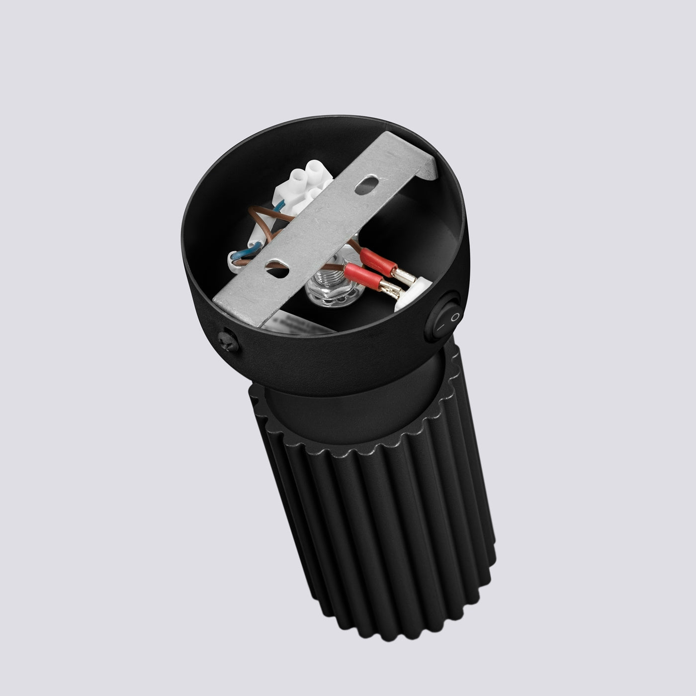 Wandleuchte "KARBON" mit Schalter – Wandleuchte in Schwarz | Dexity Lichtdesign