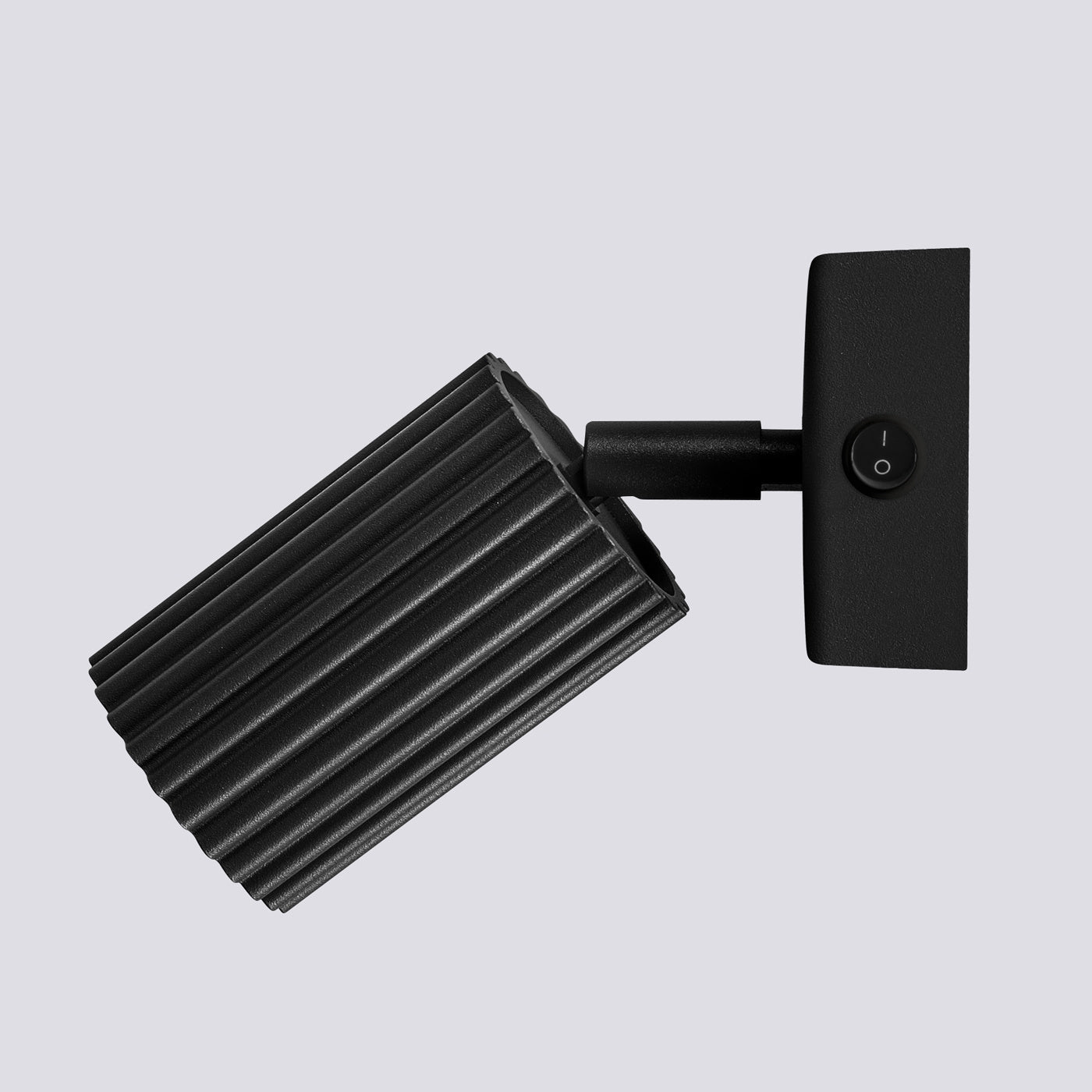 Wandleuchte "KARBON" mit Schalter – Wandleuchte in Schwarz | Dexity Lichtdesign