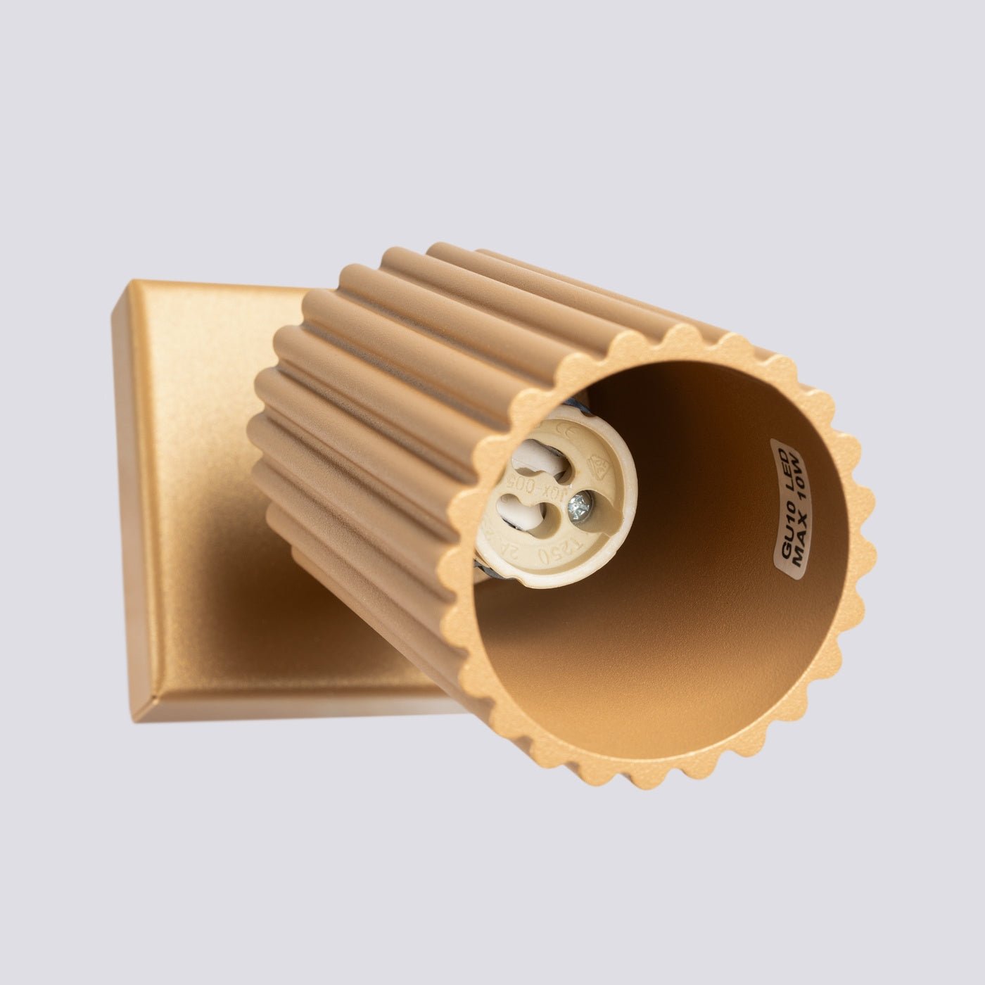 Wandleuchte "KARBON" – Wandleuchte in Golden | Dexity Lichtdesign