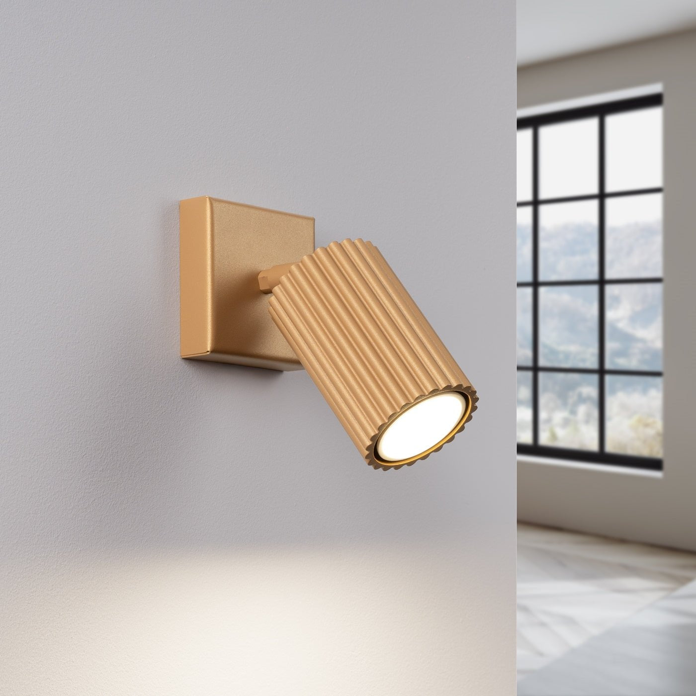 Wandleuchte "KARBON" – Wandleuchte in Golden | Dexity Lichtdesign