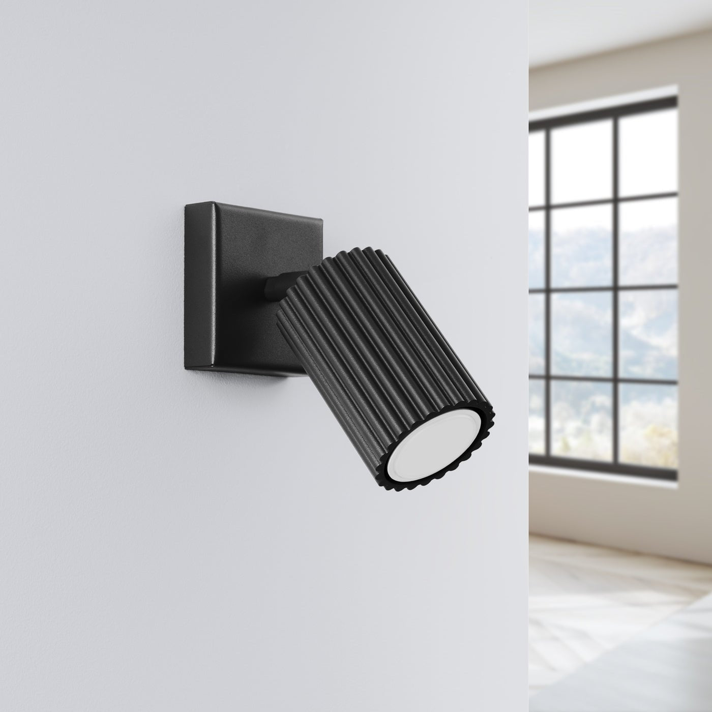 Wandleuchte "KARBON" – Wandleuchte in Schwarz | Dexity Lichtdesign