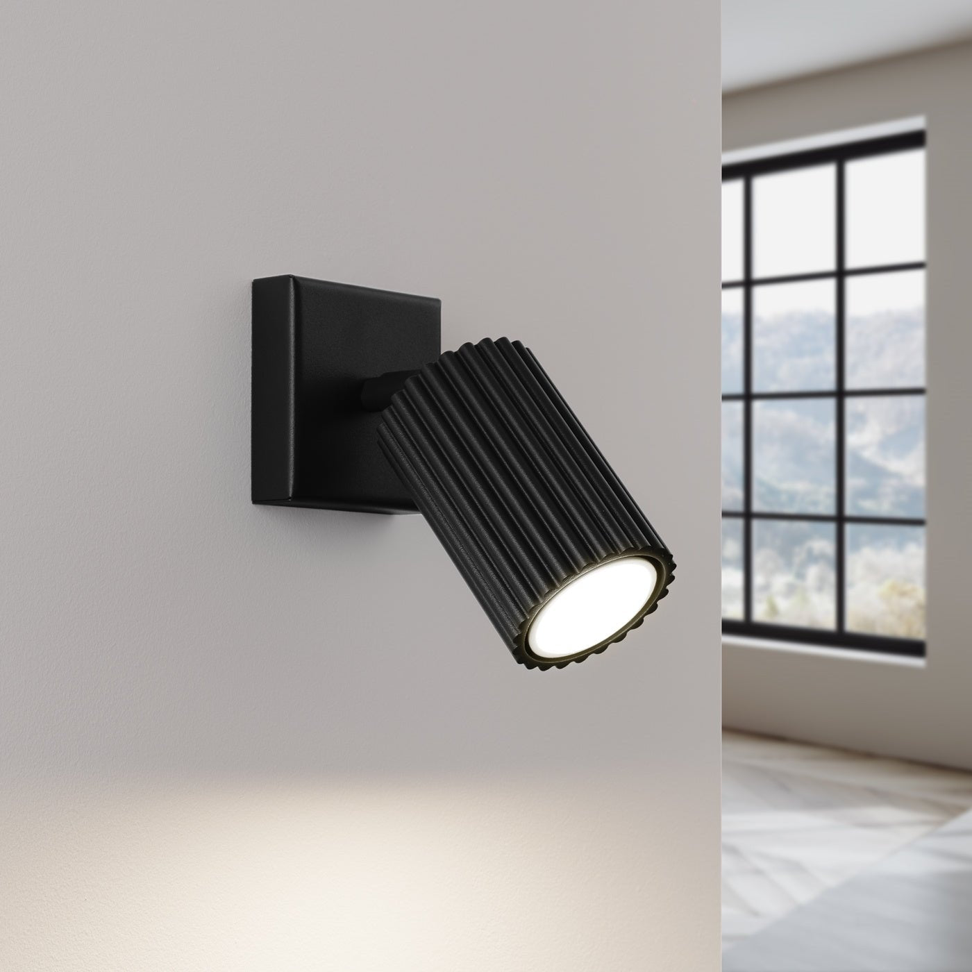 Wandleuchte "KARBON" – Wandleuchte in Schwarz | Dexity Lichtdesign