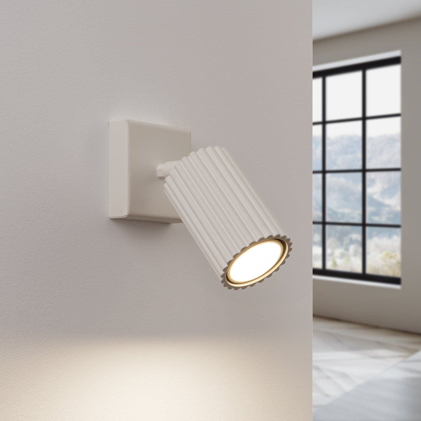 Wandleuchte "KARBON" – Wandleuchte in Beige | Dexity Lichtdesign