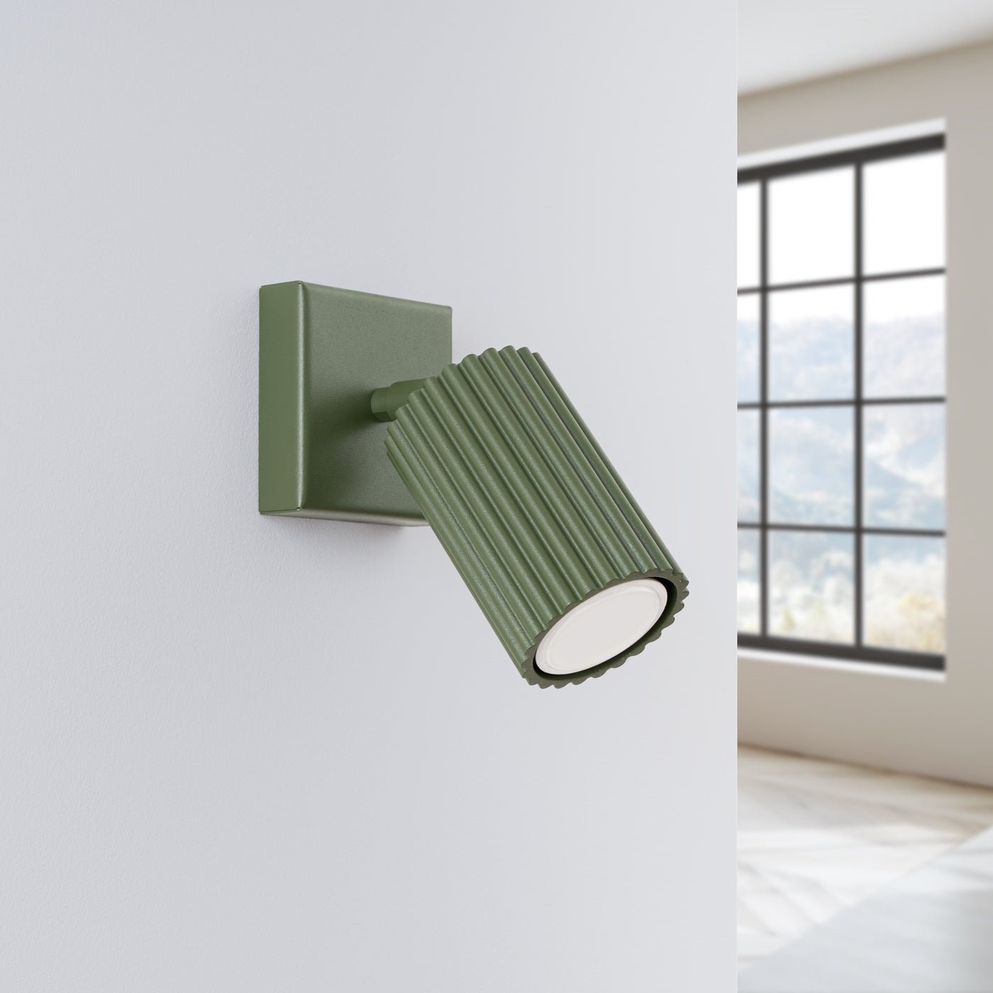 Wandleuchte "KARBON" – Wandleuchte in Olivgrün | Dexity Lichtdesign