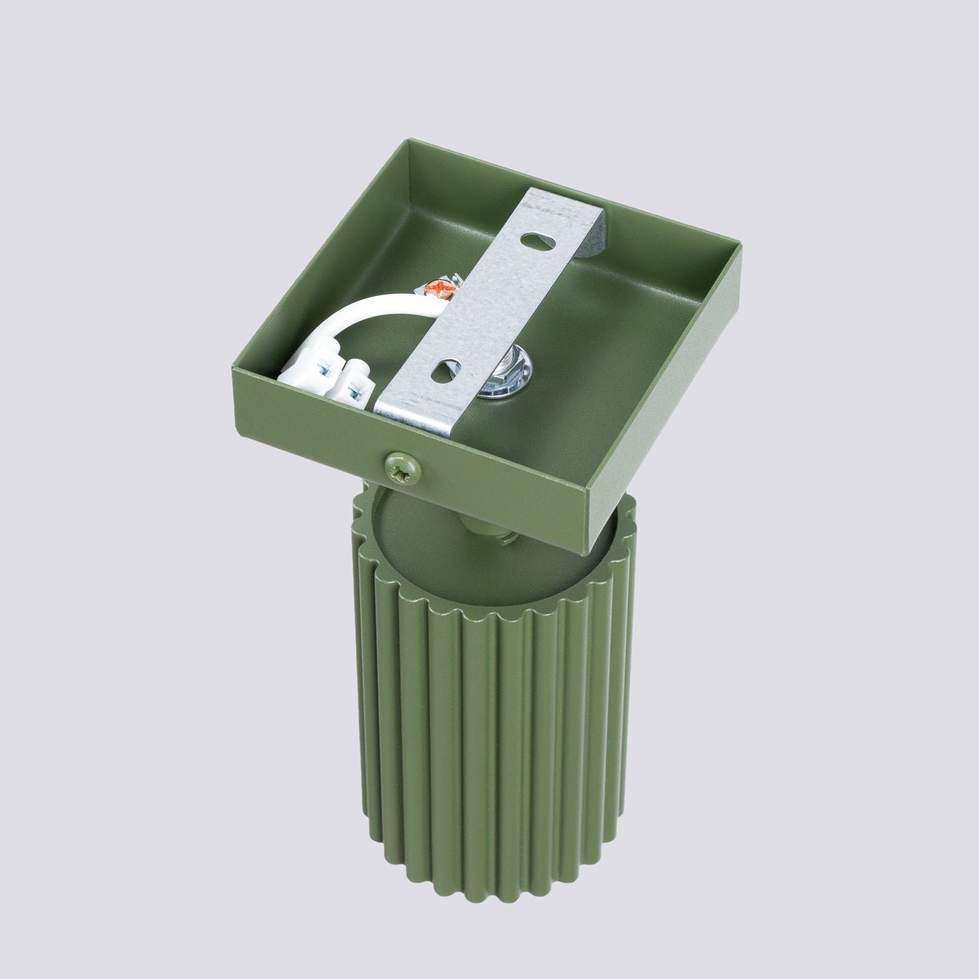 Wandleuchte "KARBON" – Wandleuchte in Olivgrün | Dexity Lichtdesign