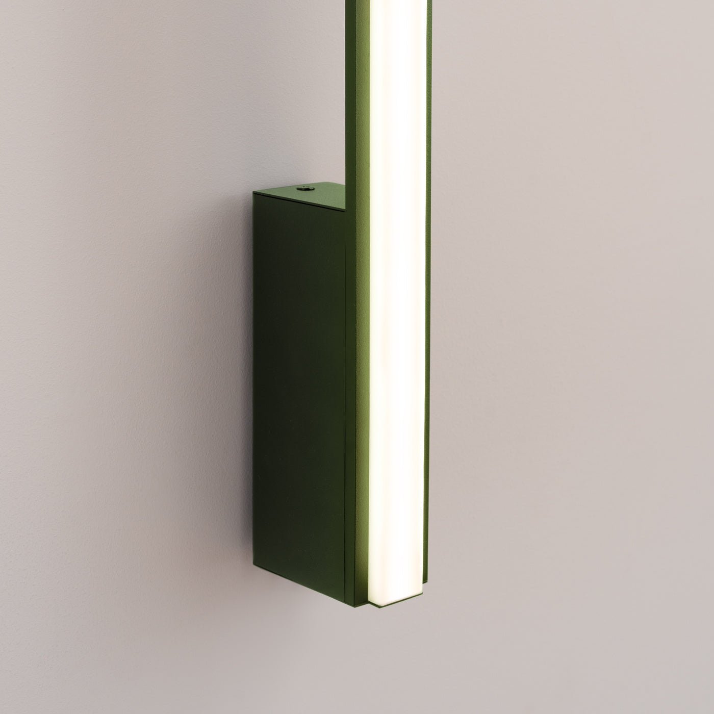 Wandleuchte "LAGOM 120" 3000K – Wandleuchte in Olivgrün | Dexity Lichtdesign